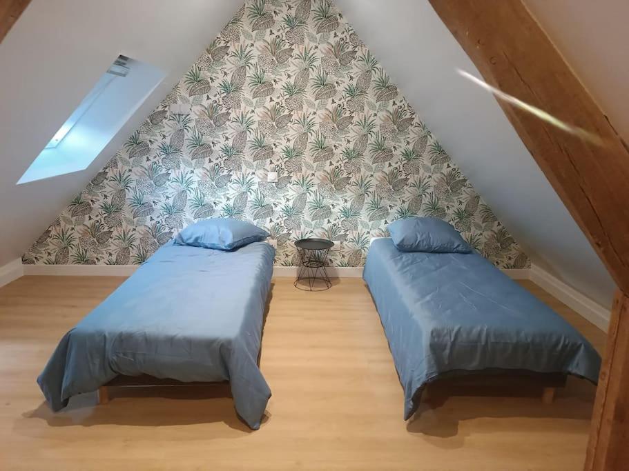 Вилла Les Deux Pieds Sous La Couette Сент-Обен-сюр-Мер Экстерьер фото